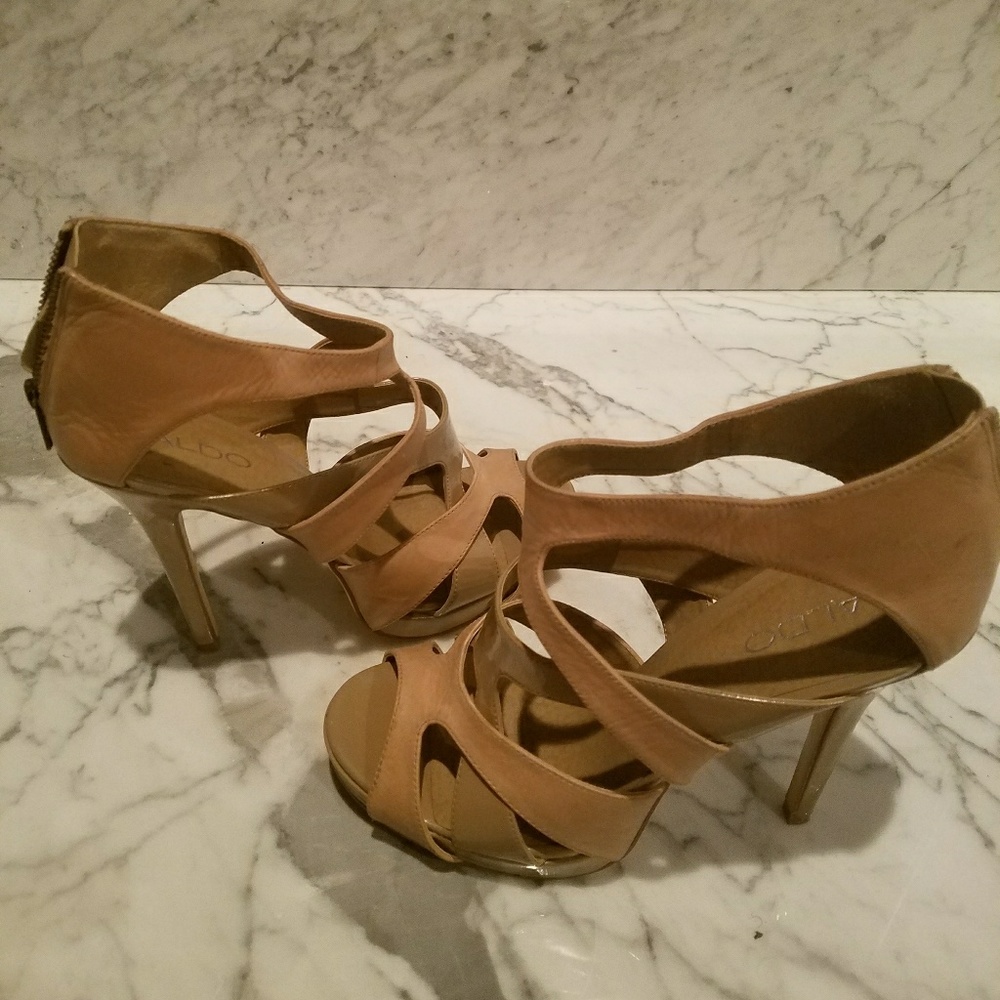 Tan shoes